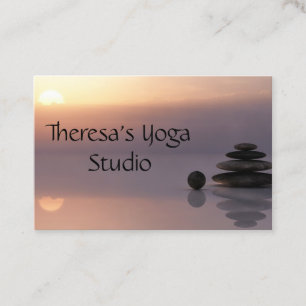 Balance Zen Yoga Affärskorts Visitkort