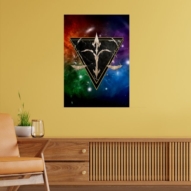 Balance Zodiaque Cadeau Astrologie Poster (Vardagsrum 2)
