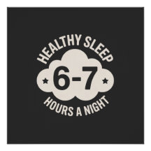 Balanced Sleep Night Six-Seven Hours Focus T-Shirt