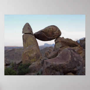Balanced Sten - Big Bend, Texas Poster