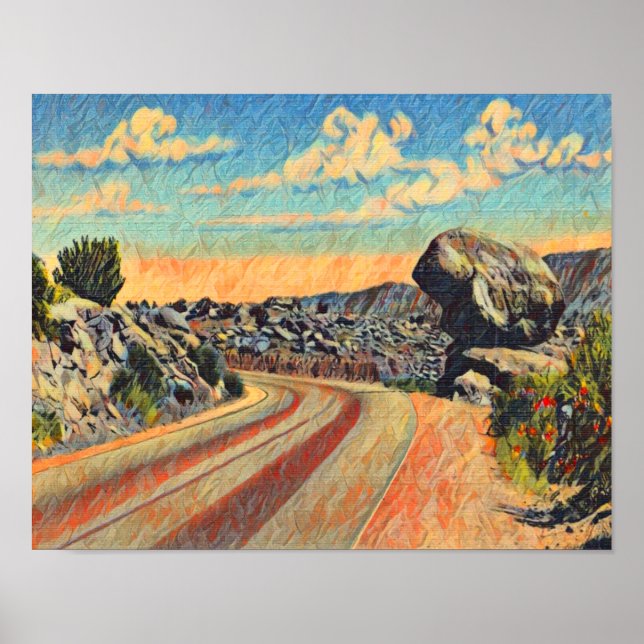 Balanced Sten Tijeras Canyon Poster (Framsidan)