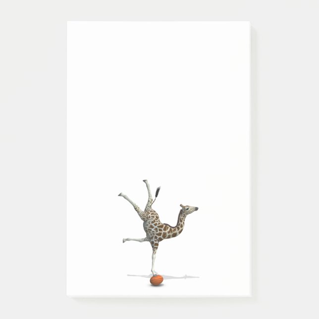 Balancing Giraffe Post-it Block (Framsida)