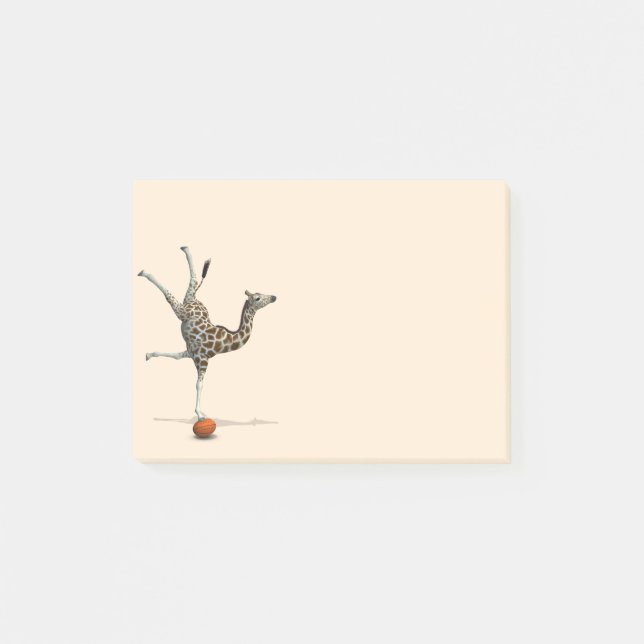 Balancing Giraffe Post-it Block (Framsida)