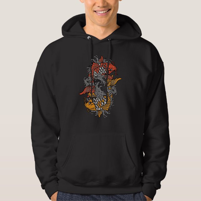 Balancing Koi Hoodie (Framsida)