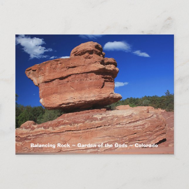 Balancing Sten ~ Colorado Postcard Vykort (Framsida)