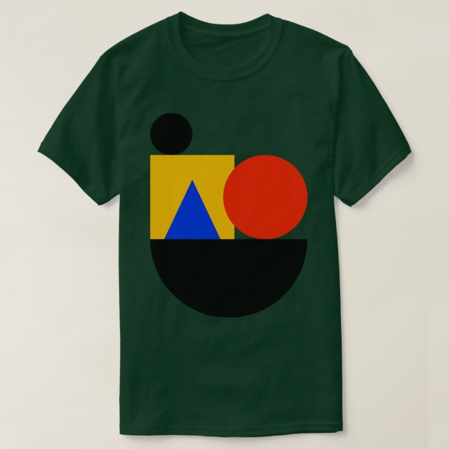 Balans 02 Bauhaus MidCentury Edition T Shirt (Design framsida)