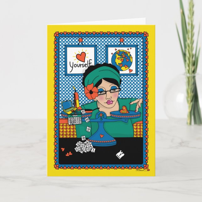 Balans_B_Greeting Card uppnås Kort (Framsida)