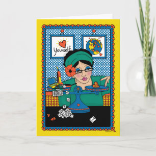 Balans_B_Greeting Card uppnås Kort