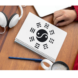 Balans: Ba Gua, åtta trigram yin yang TCM Anteckningsbok