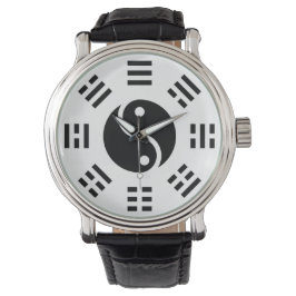 Balans: Ba Gua, åtta trigram yin yang TCM Armbandsur