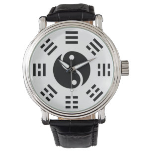 Balans: Ba Gua, åtta trigram yin yang TCM Armbandsur