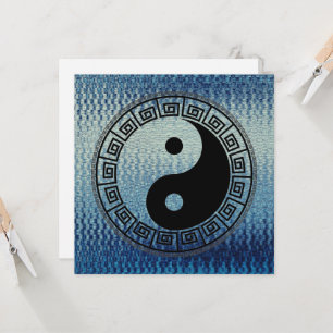 Balans: Ba Gua, åtta trigram yin yang TCM Kort