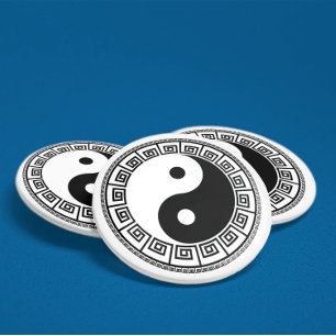 Balans: Ba Gua, åtta trigram yin yang TCM Magnet