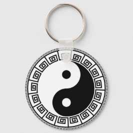 Balans: Ba Gua, åtta trigram yin yang TCM Nyckelring