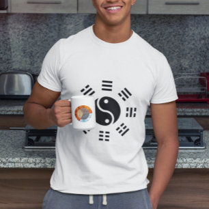 Balans: Ba Gua, åtta trigram yin yang TCM T Shirt