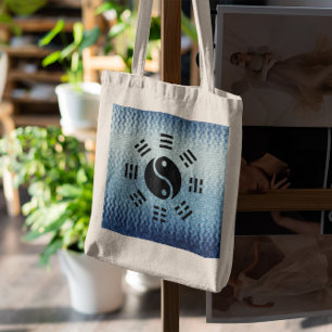 Balans: Ba Gua, åtta trigram yin yang TCM Tygkasse