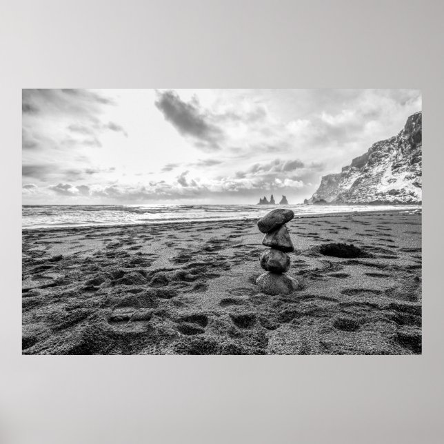 Balans för Beach Kairn Poster (Framsidan)