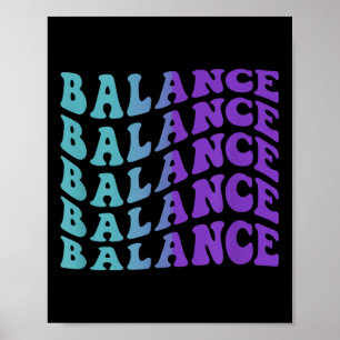 Balans, medvetenhet om psykisk hälsa poster