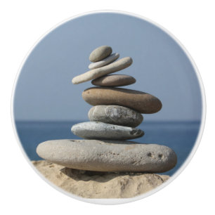 Balans mellan Medelhavsregionen Zen Yoga Andlig Knopp