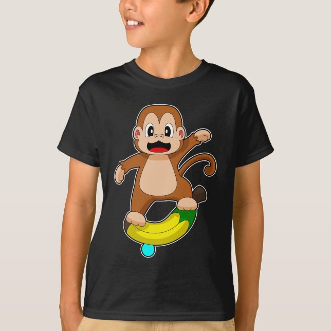 Balans mellan Monkey Banana T Shirt (Framsida)