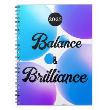 BALANS- OCH BRILLIANCE Spiral-notebook