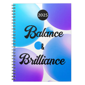 BALANS- OCH BRILLIANCE Spiral-notebook Anteckningsbok