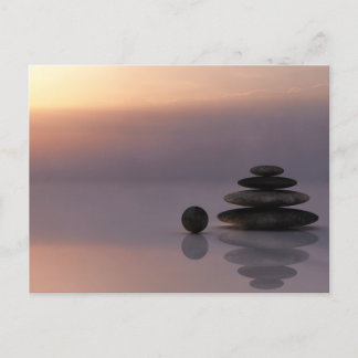 Balans- och Meditation-Kairn Vykort