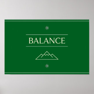 Balans Poster