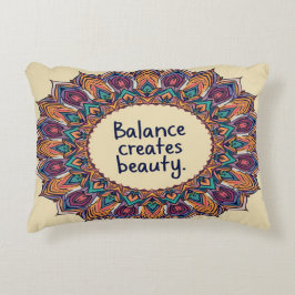 Balans Skapar skönhet - inspiration Prydnadskudde