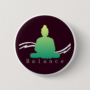 "Balans" vackra Buddha. Knapp