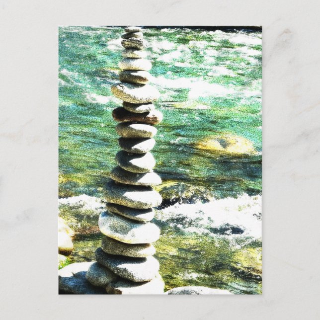 Balans. Vykort (Framsida)