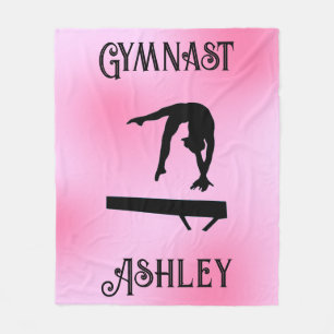 Balansbommens Rosa Gymnast Fleecefilt