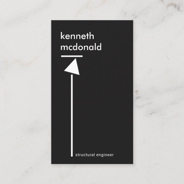 Balansera att iscensätta för visitkort (Framsida)