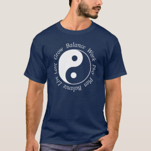 Balansera den Yin Yang T-tröja Tee Shirt