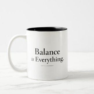 Balansera din Qi-mugg Minimalistisk akupunkturmug Två-Tonad Mugg