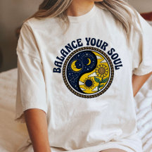 Balansera Din Själ Yin Yang Solros Måne Celestia