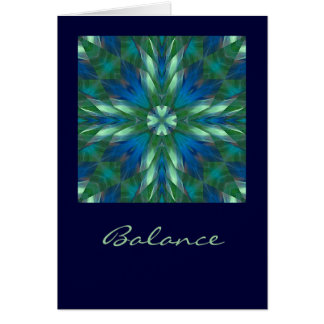 Balansera Hälsningskort