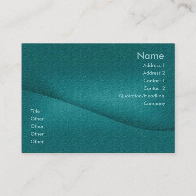 Balansera profilerar kortet visitkort (Framsida)