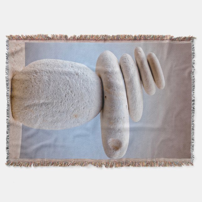 Balansera stenkvadrat + dina idéer filt (Framsidan)