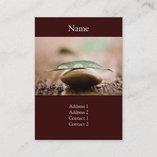 Balansera visitkorten visitkort