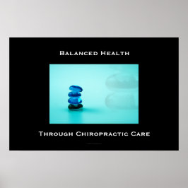Balanserad hälso- och sjukvård genom Chiropraktik Poster