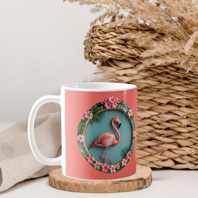 Balanserande Flamingo Kaffemugg (Skapare uppladdad)