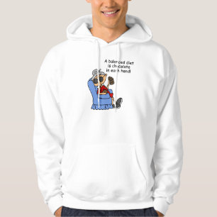 Balanserat choklad-kostat sweatshirt