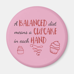 Balanserat Diet Cuptårta Magnet