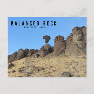 Balanserat Sten Idaho-vykort Vykort