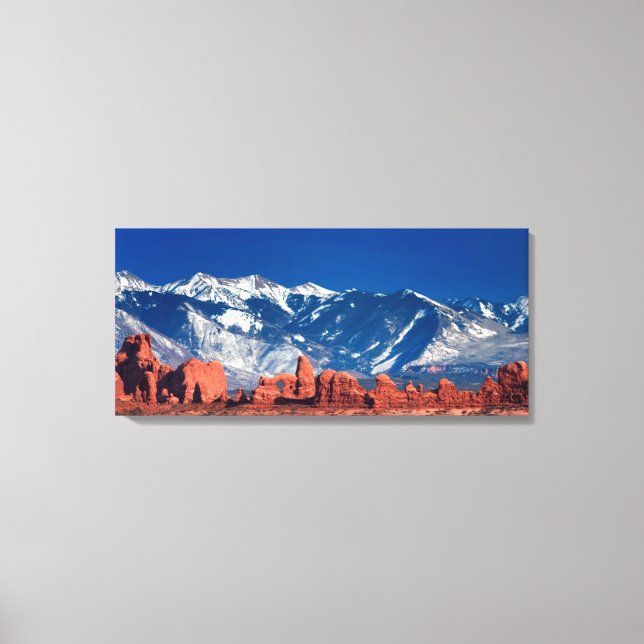 Balanserat Sten-spår Canvastryck (Framsida)