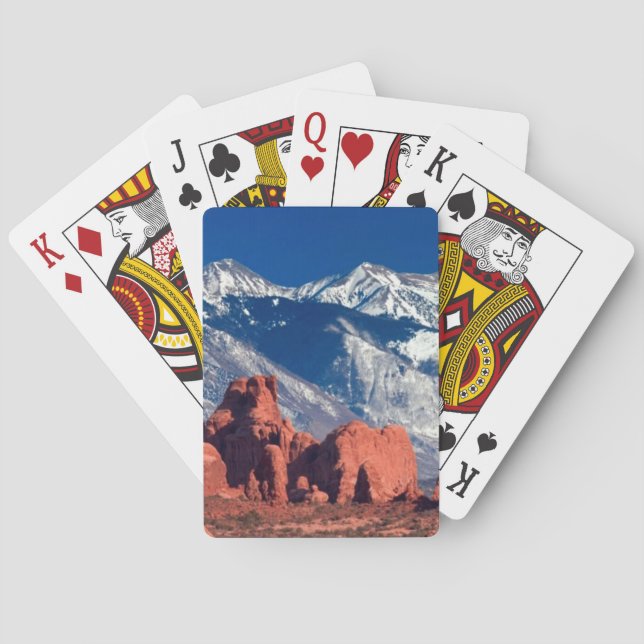 Balanserat Sten-spår Casinokort (Baksidan)
