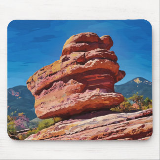 Balanserat Sten vid Gods Garden Musmatta