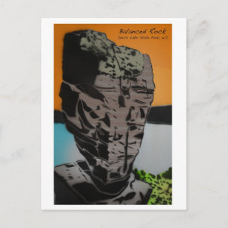 Balanserat Sten-vykort Vykort