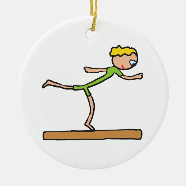 Balansfack Julgransprydnad Keramik (Framsidan)
